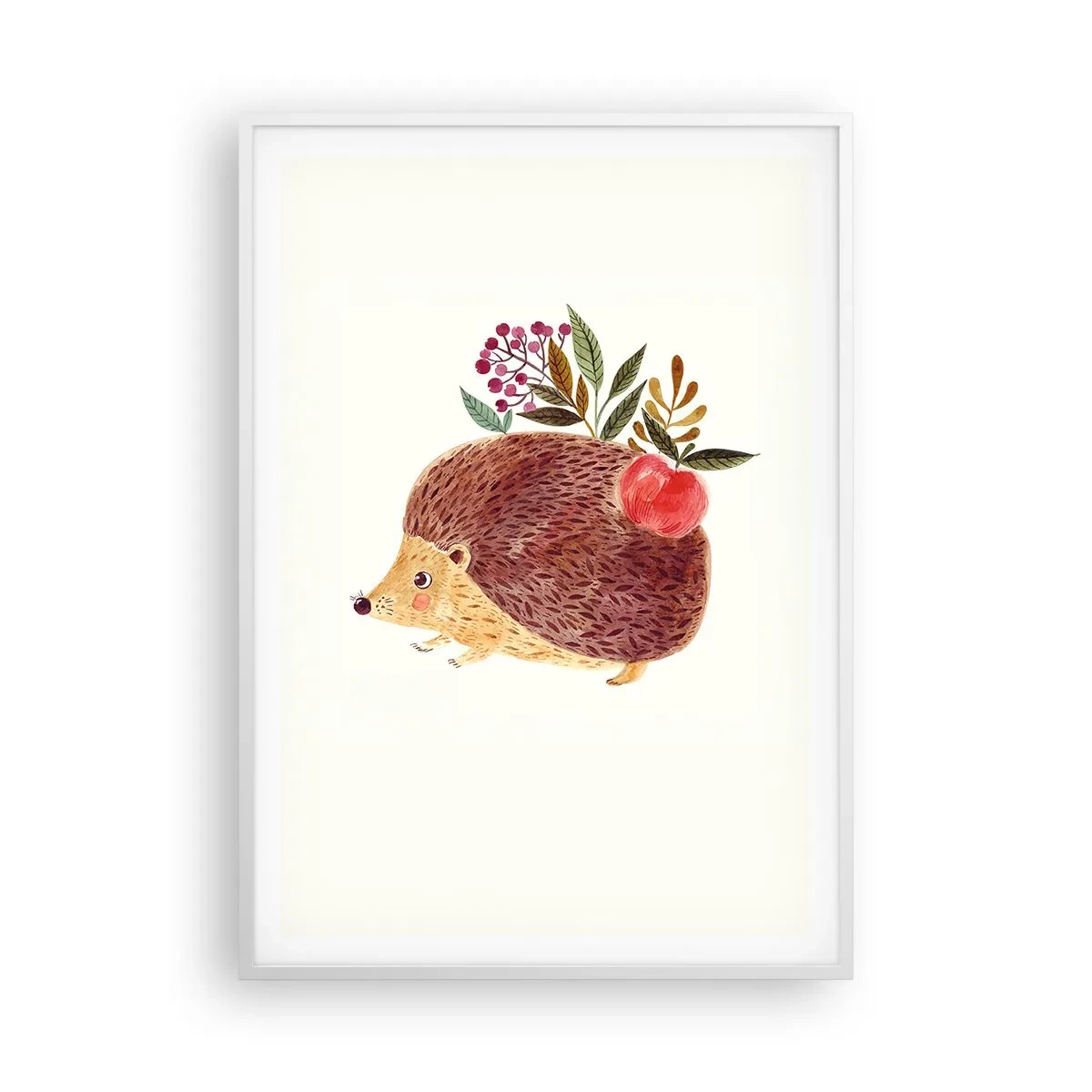 Affisch i vit ram - Och du gillar mig redan - 70x100 cm