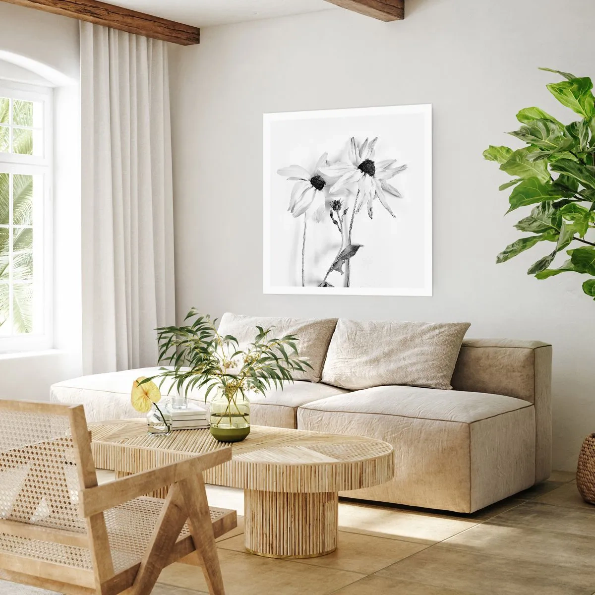 Affisch - Ingen vill vara ensam - 60x60 cm