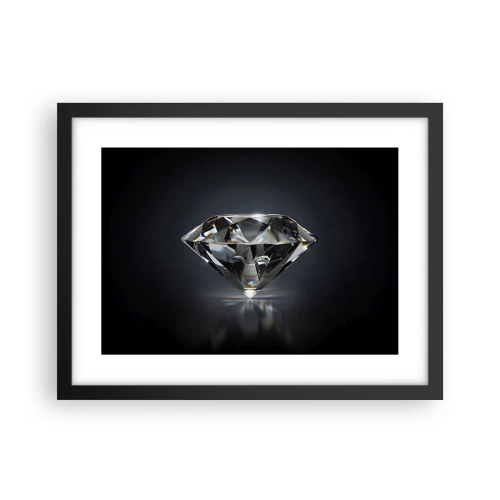 Affisch i svart ram - Bästa flickvännen - 40x30 cm