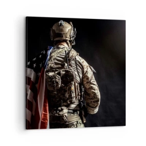 Canvastavla - Bild på duk - Just därför - 50x50 cm