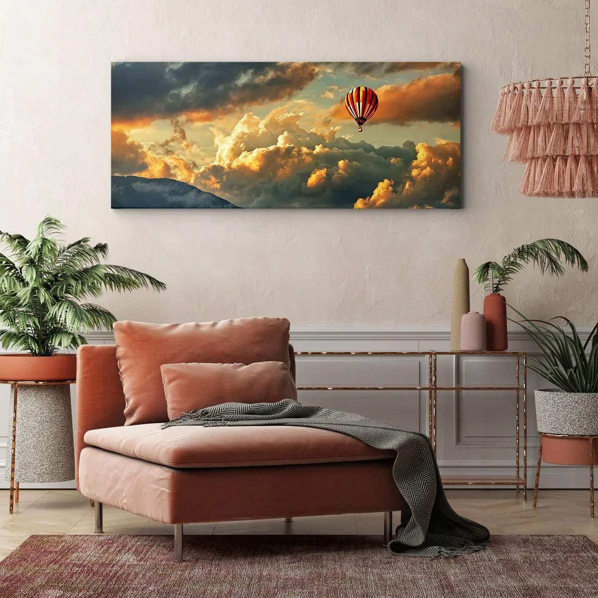 Canvastavla - Bild på duk - Jag flyger för jag vill - 100x40 cm