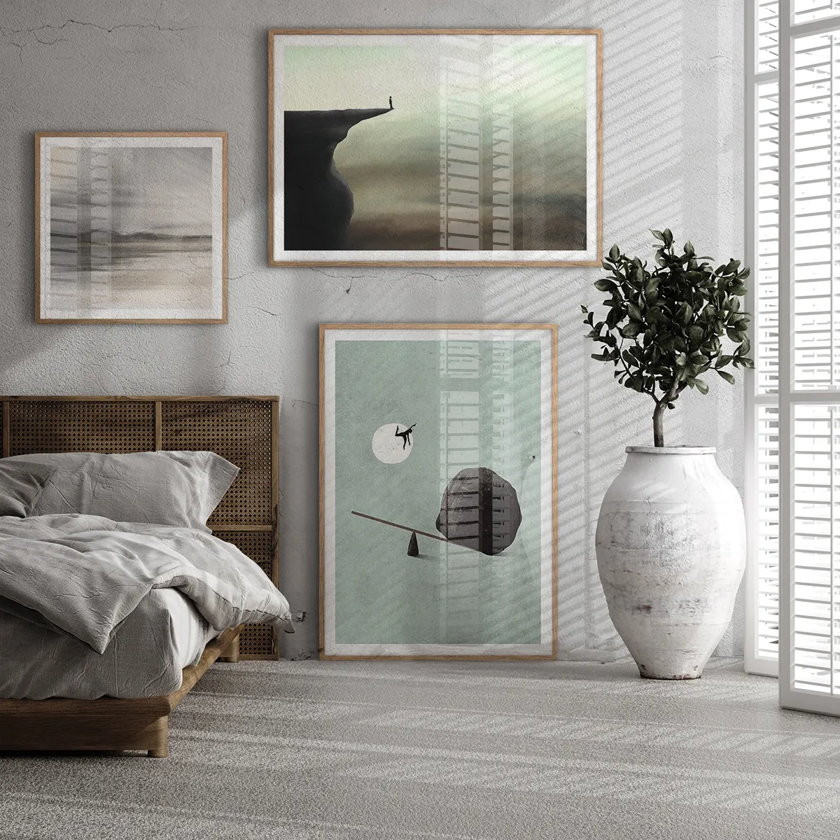 Grey zone - Inspiration till sovrummet