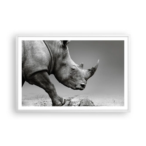 Affisch i vit ram - Ostoppbar kraft - 91x61 cm