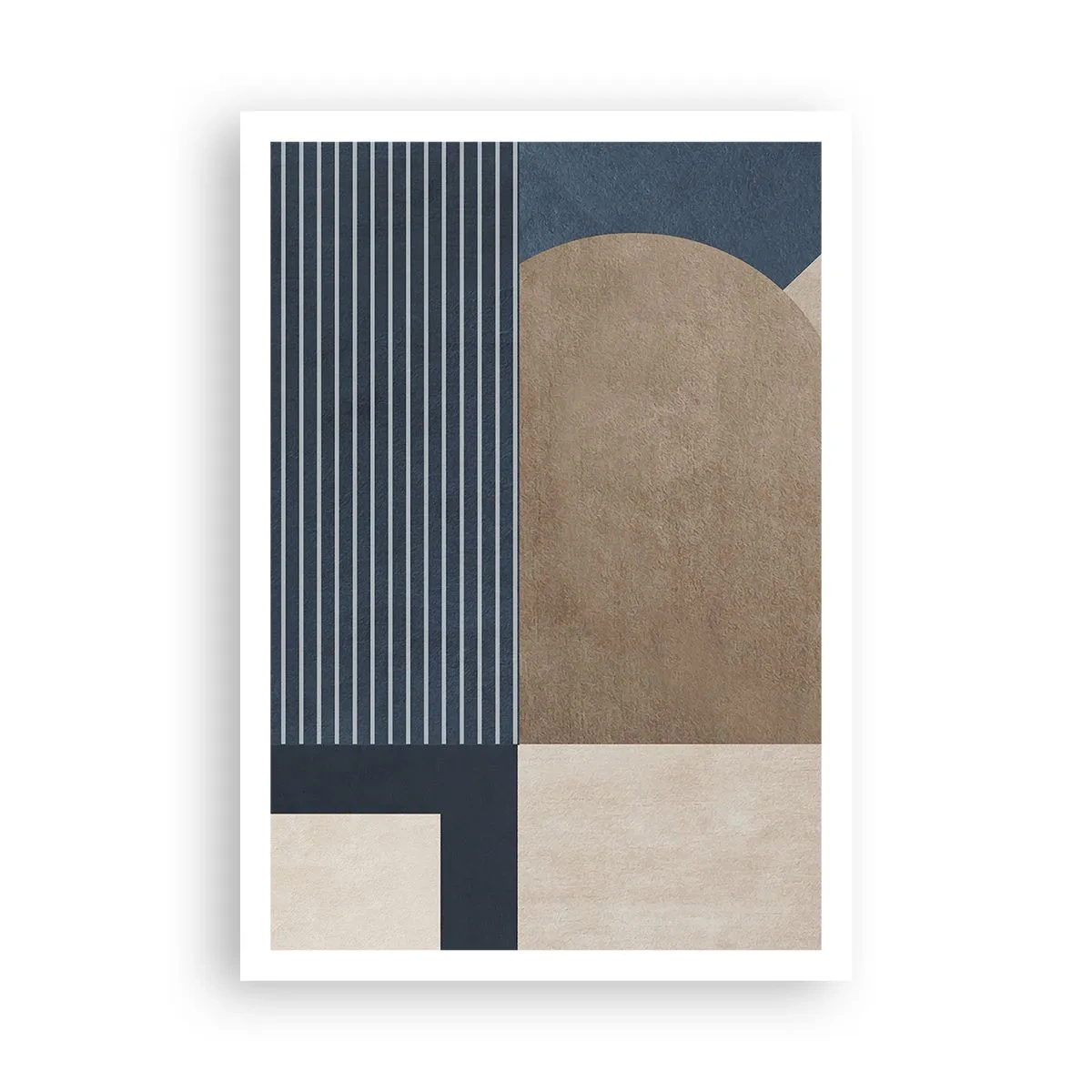 Affisch - Komposition av enkelhet och rundhet - 70x100 cm