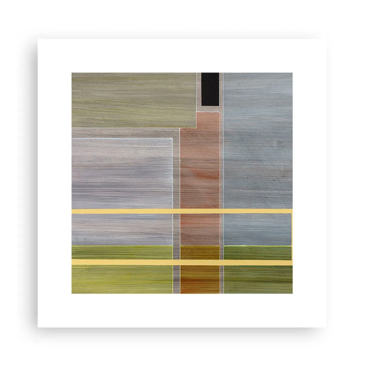 Affisch - Rakt och lugnt - 30x30 cm