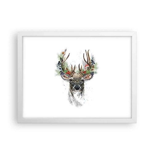 Affisch i vit ram - I högtidskläder - 40x30 cm