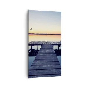 Canvastavla - Bild på duk - Det var en bra dag - 65x120 cm