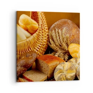 Canvastavla - Bild på duk - Vi kom undan igen - 70x70 cm