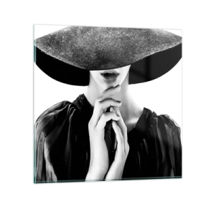 Glastavla - Bild på glas - Dold skönhet - 70x70 cm