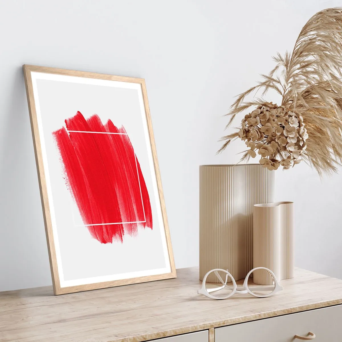 Affisch i ram av ljusek - Utanför ramen - 30x40 cm