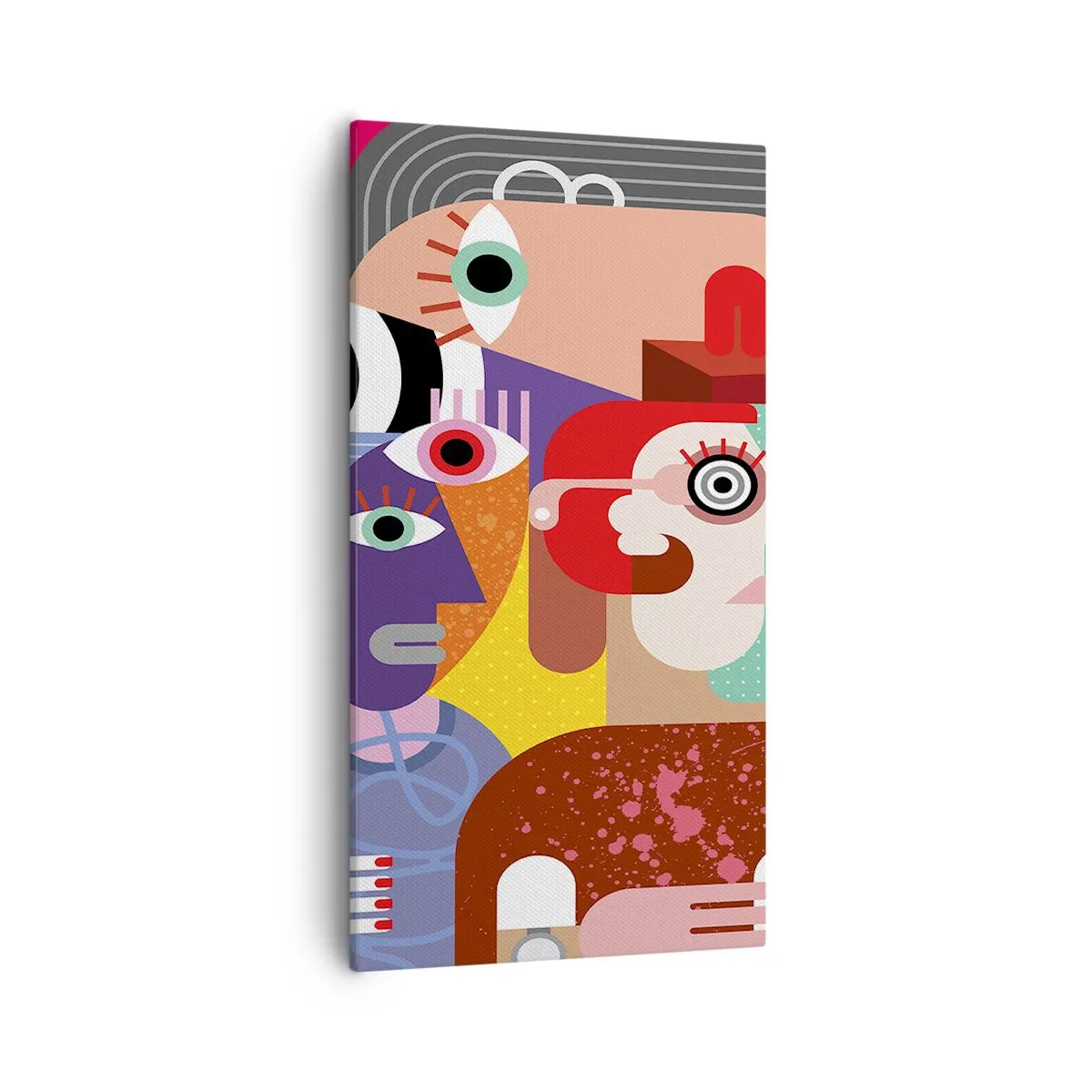 Canvastavla - Bild på duk - Vi är från Picasso - 55x100 cm