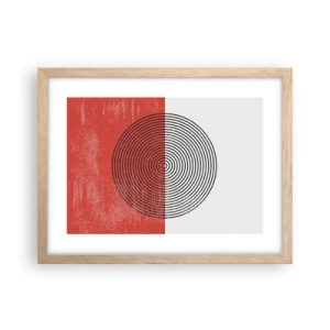 Affisch i ram av ljusek - Mitt i prick - 40x30 cm