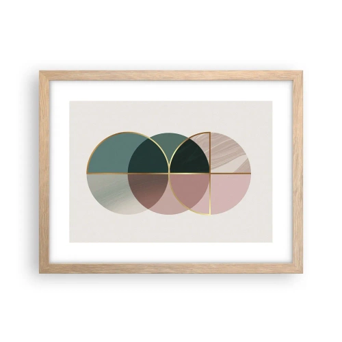 Affisch i ram av ljusek - Hjul efter hjul... - 40x30 cm