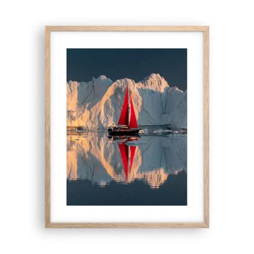 Affisch i ram av ljusek - I världens ände - 40x50 cm