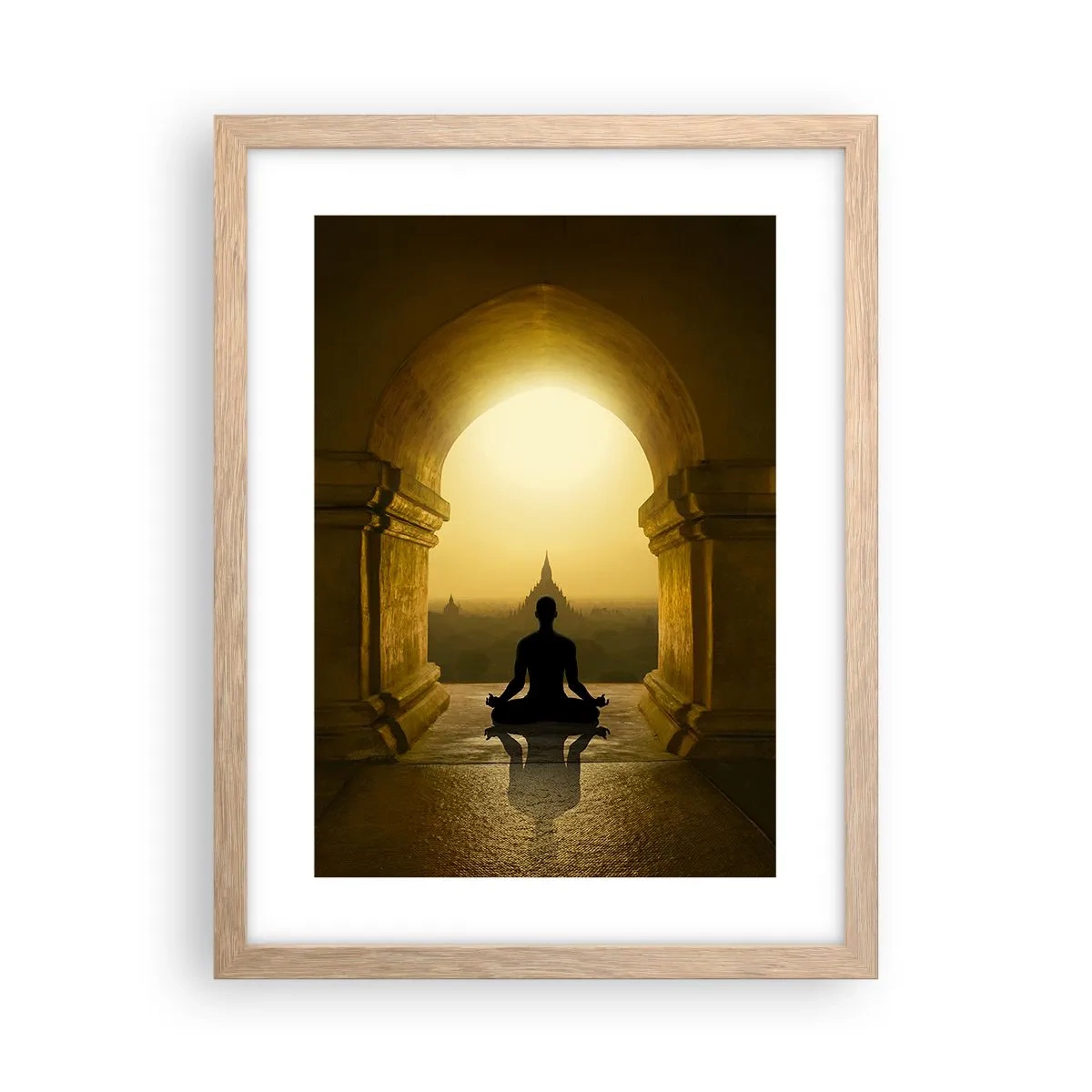 Affisch i ram av ljusek - Full harmoni - 30x40 cm