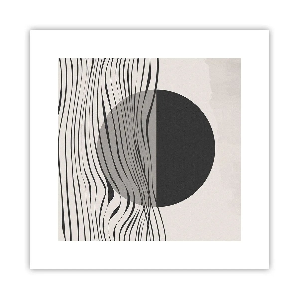 Affisch - Halvdan komposition - 30x30 cm