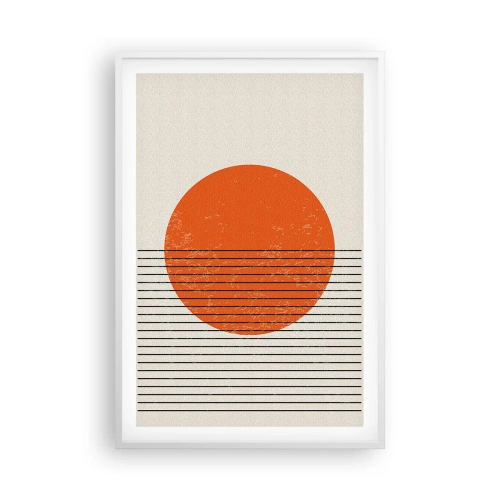 Affisch i vit ram - Alltid solen - 61x91 cm