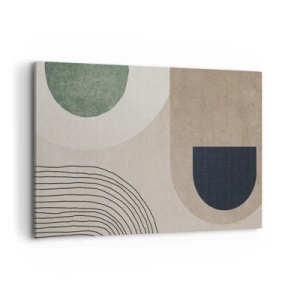 Canvastavla - Bild på duk - Ovalens mjukhet - 120x80 cm