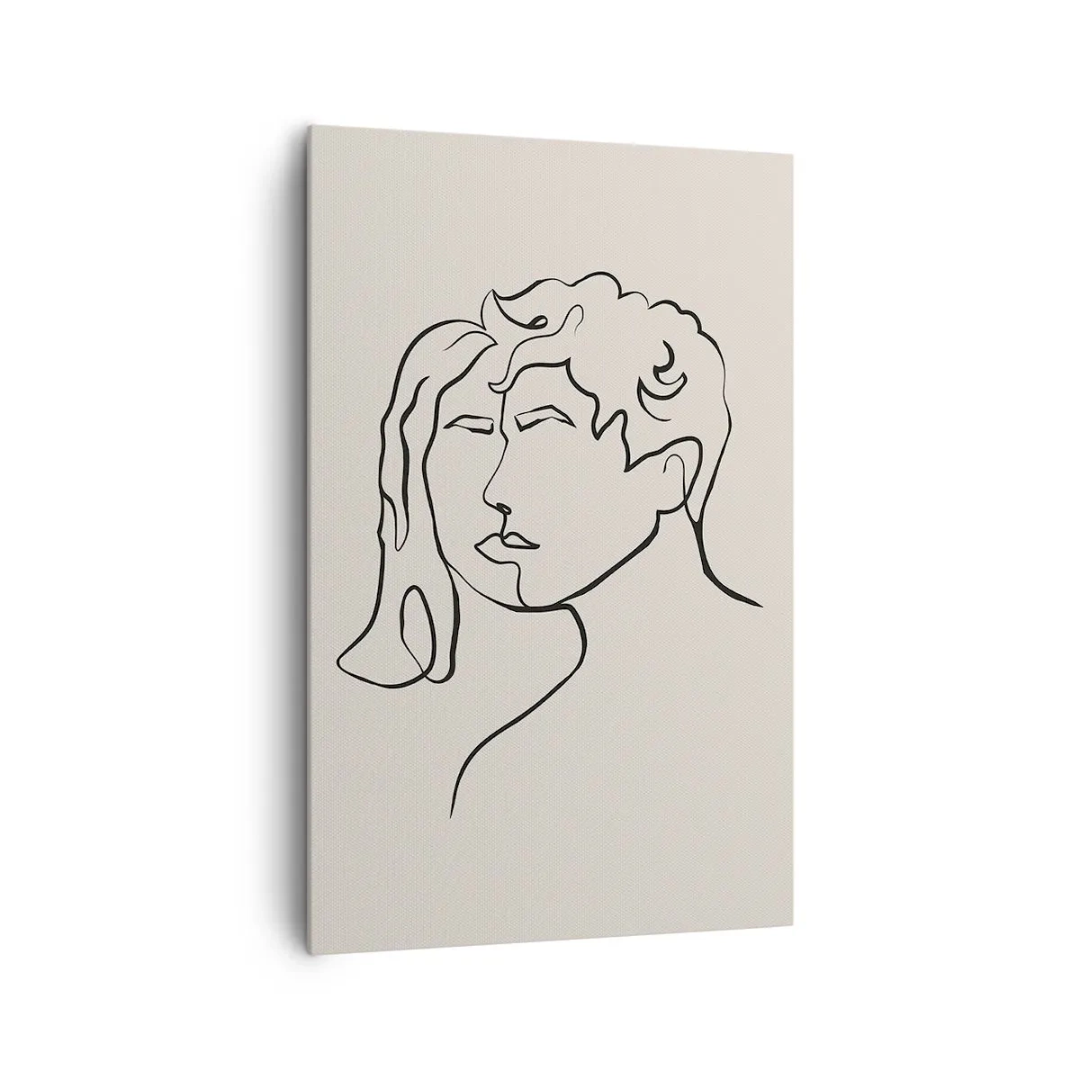 Canvastavla - Bild på duk - Och enighet har blivit - 80x120 cm