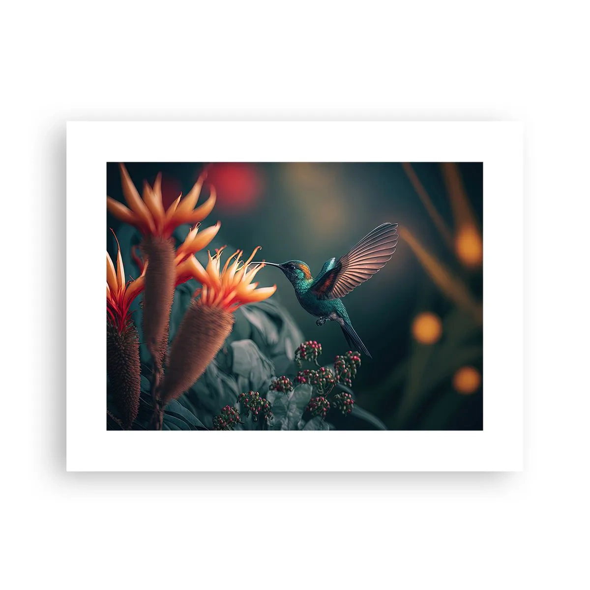 Affisch - Ett verkligt färgglatt liv - 40x30 cm