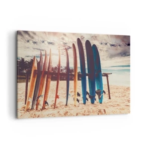 Canvastavla - Bild på duk - God natt, vi ses imorgon - 100x70 cm