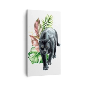 Canvastavla - Bild på duk - Vilt hjärta - 45x80 cm