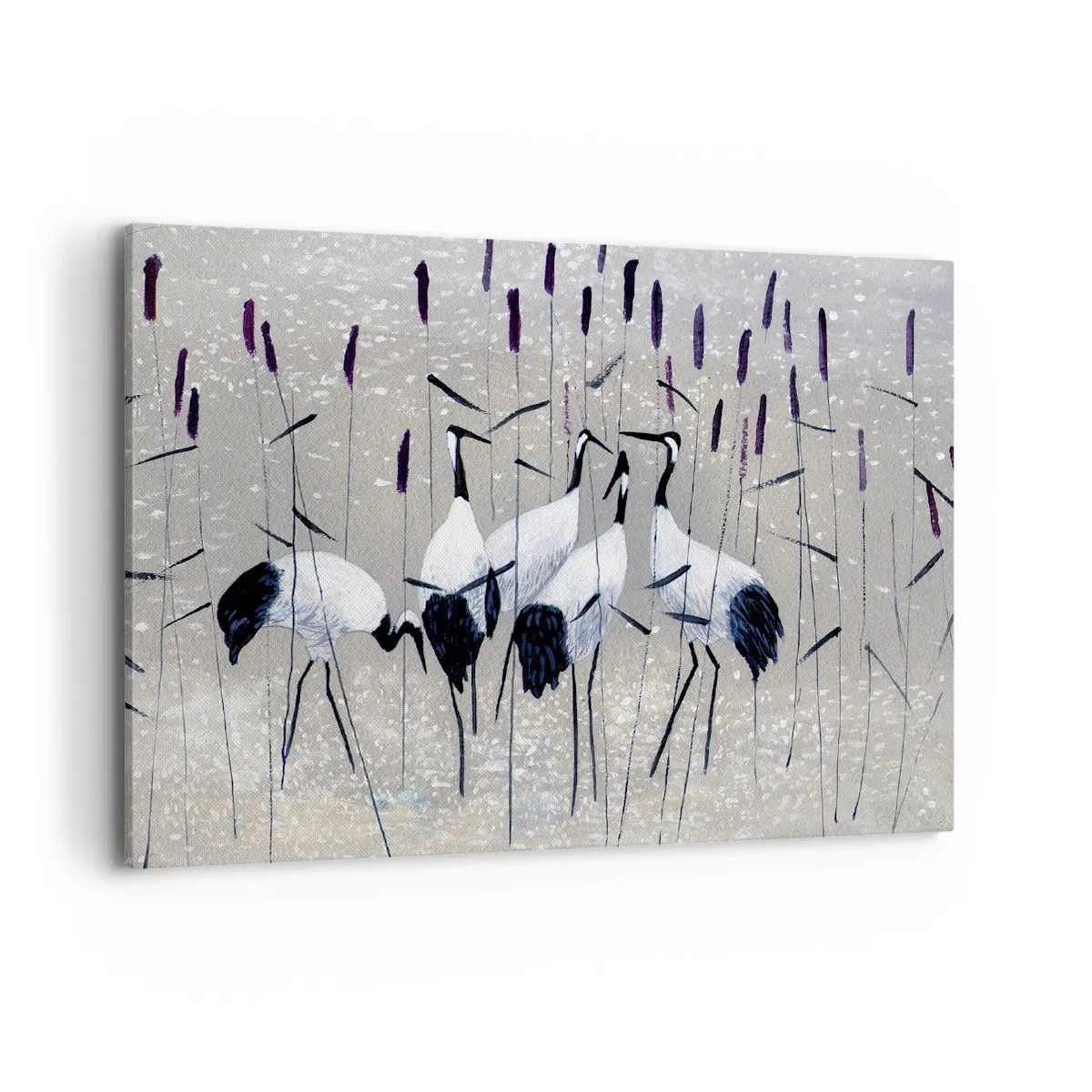 Canvastavla - Bild på duk - Bland sina - 100x70 cm