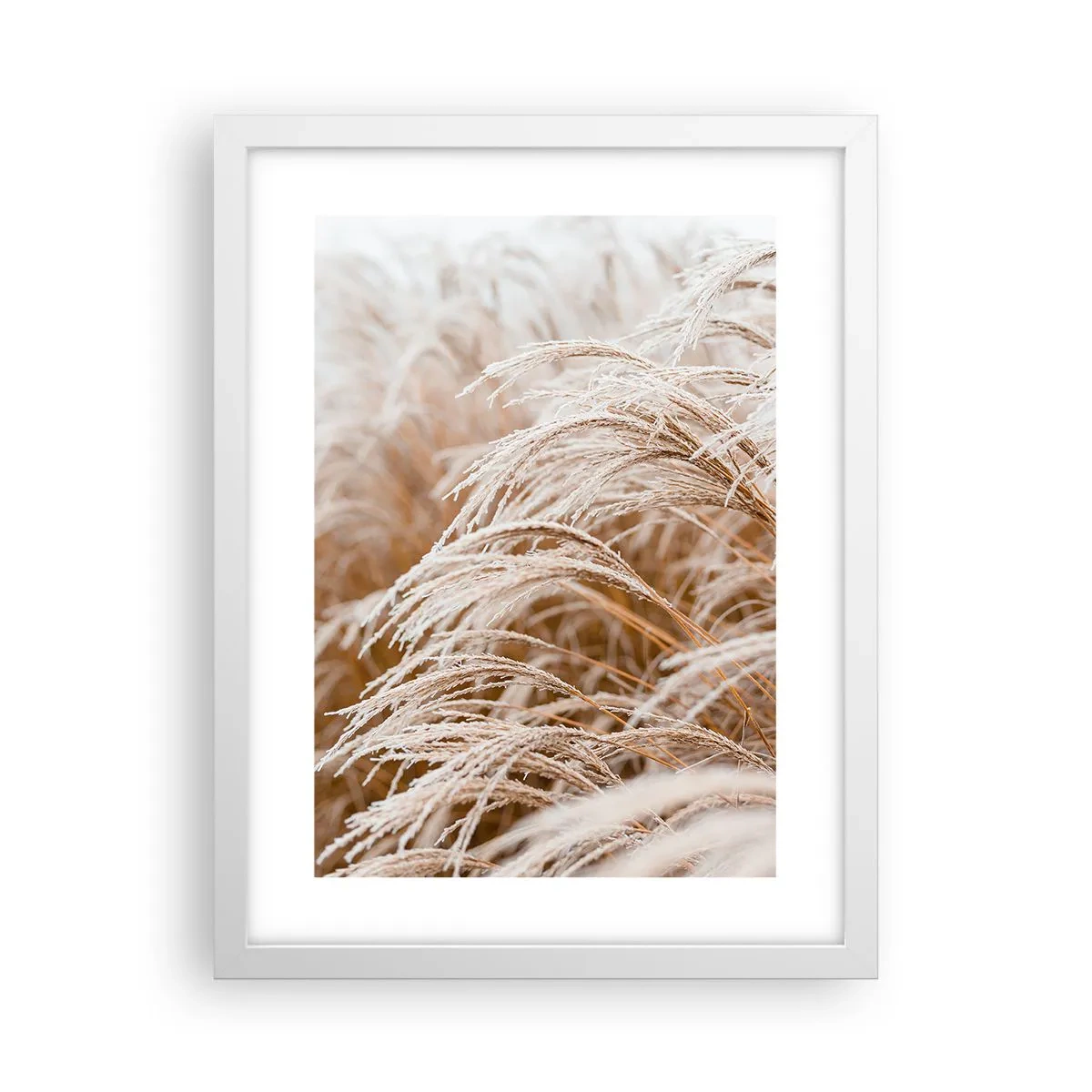 Affisch i vit ram - Buga för höstsolen - 30x40 cm