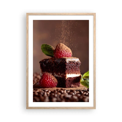 Affisch i ram av ljusek - Livet är ljuvt - 50x70 cm