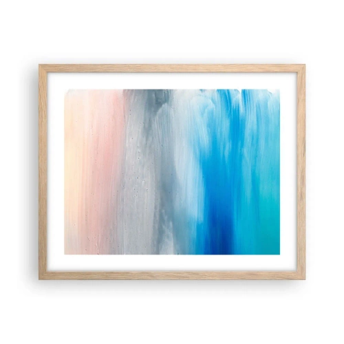 Affisch i ram av ljusek - Element: luft - 50x40 cm