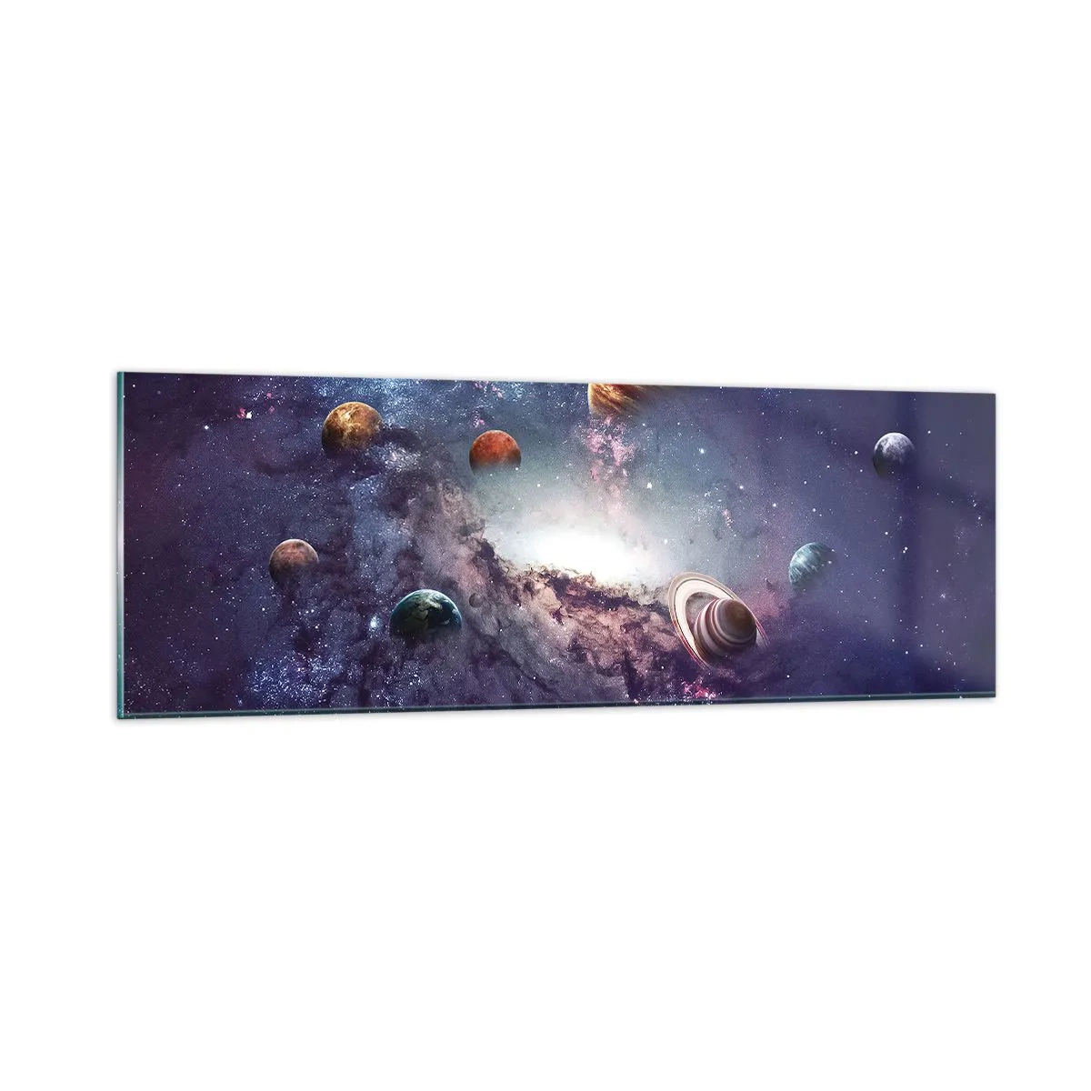 Glastavla - Bild på glas - Sol- och danssystem - 90x30 cm