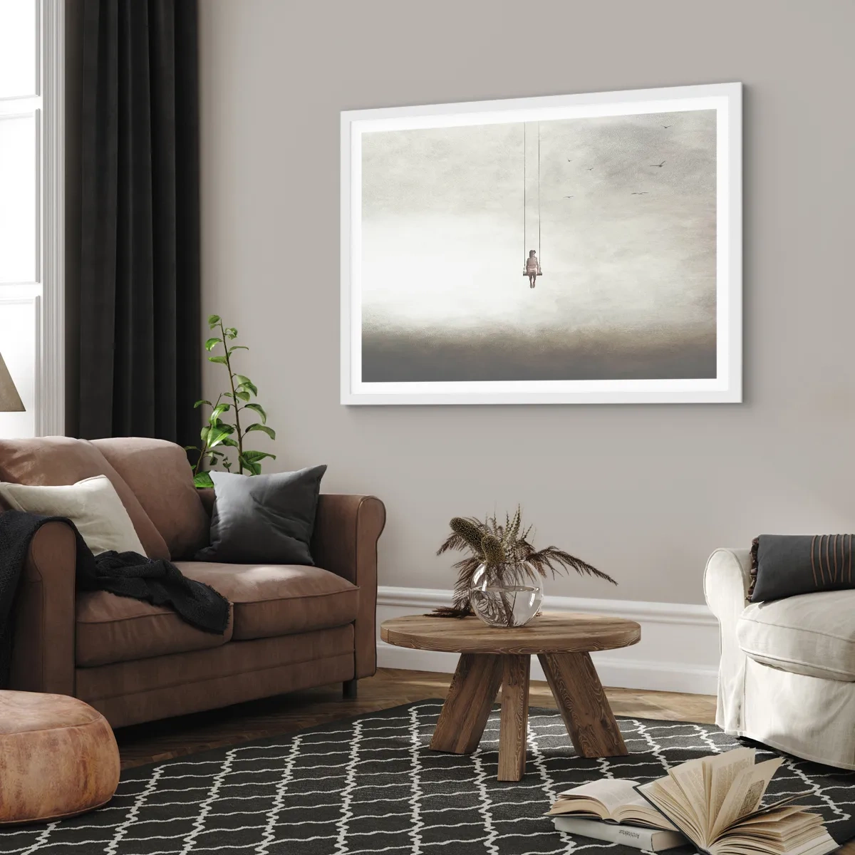 Affisch i vit ram - Barn i oss - 91x61 cm