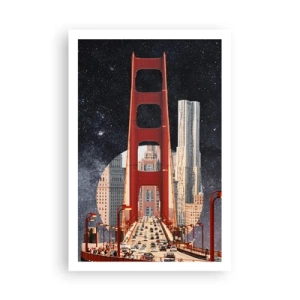 Affisch - Alltid i centrum - 61x91 cm