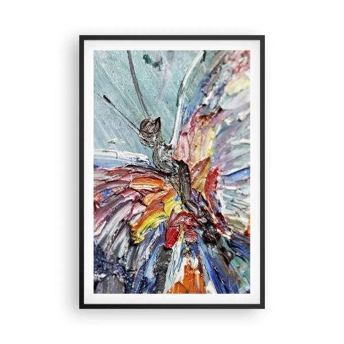 Affisch i svart ram - Målad av naturen - 61x91 cm