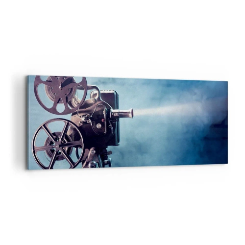 Canvastavla - Bild på duk - I gamla biografen - 100x40 cm
