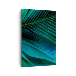 Canvastavla - Bild på duk - Grönskans anatomi - 80x120 cm