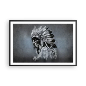 Affisch i svart ram - Tillbaka till rötterna - 91x61 cm