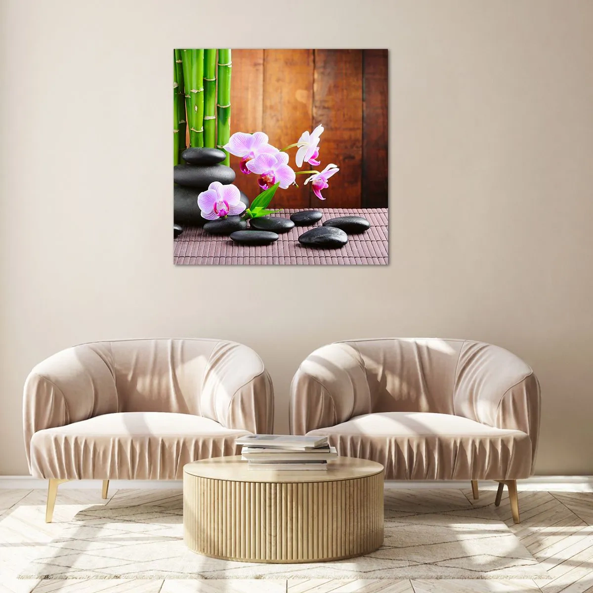 Glastavla - Bild på glas - Lär känna orientens behag - 70x70 cm