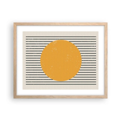 Affisch i ram av ljusek - Enkelhetens kraft - 50x40 cm
