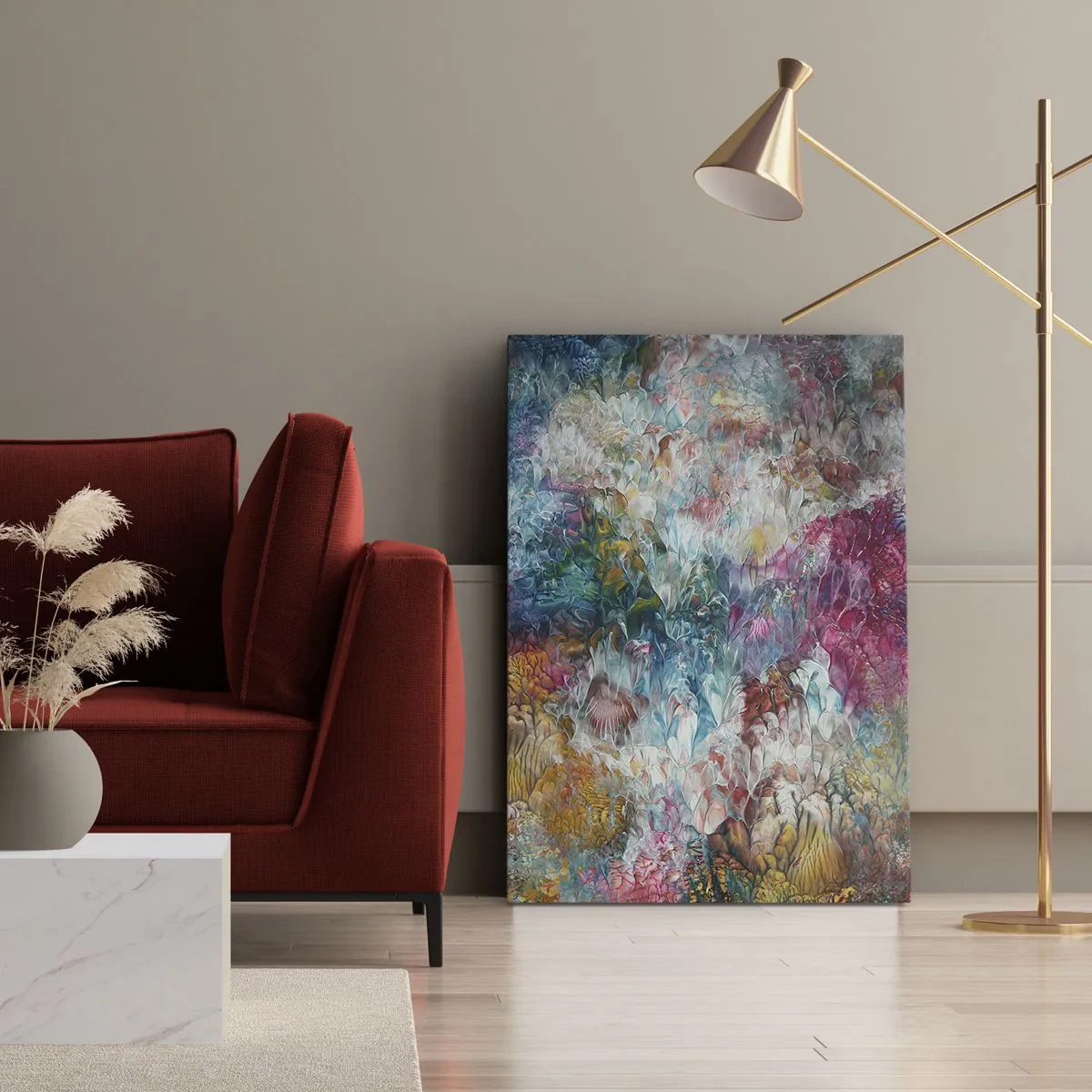 Canvastavla - Bild på duk - I full blom - 50x70 cm