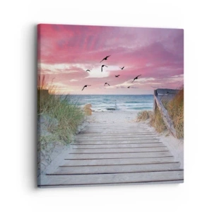 Canvastavla - Bild på duk - Östersjöimpression - 30x30 cm