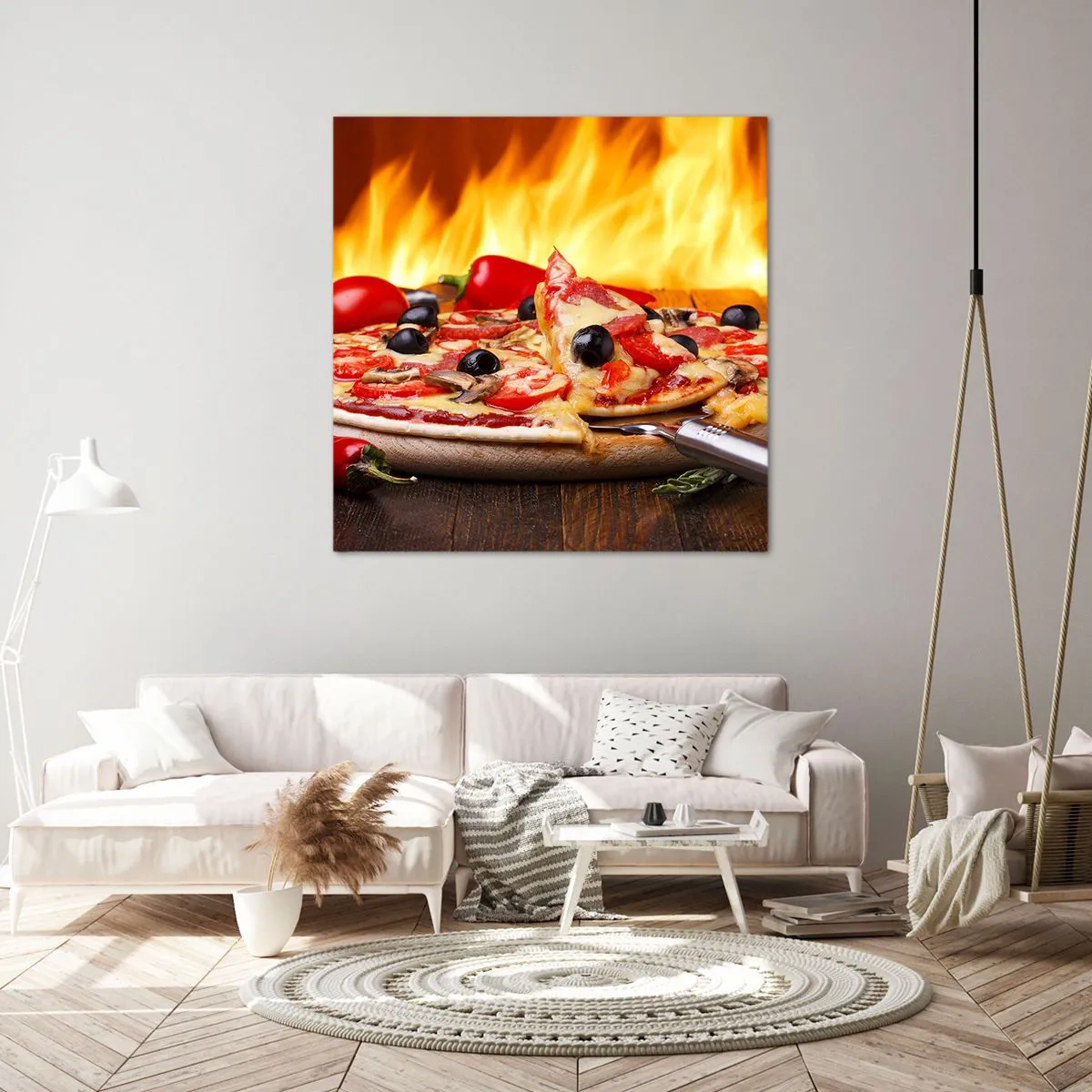 Canvastavla - Bild på duk - From Italy with love - 60x60 cm