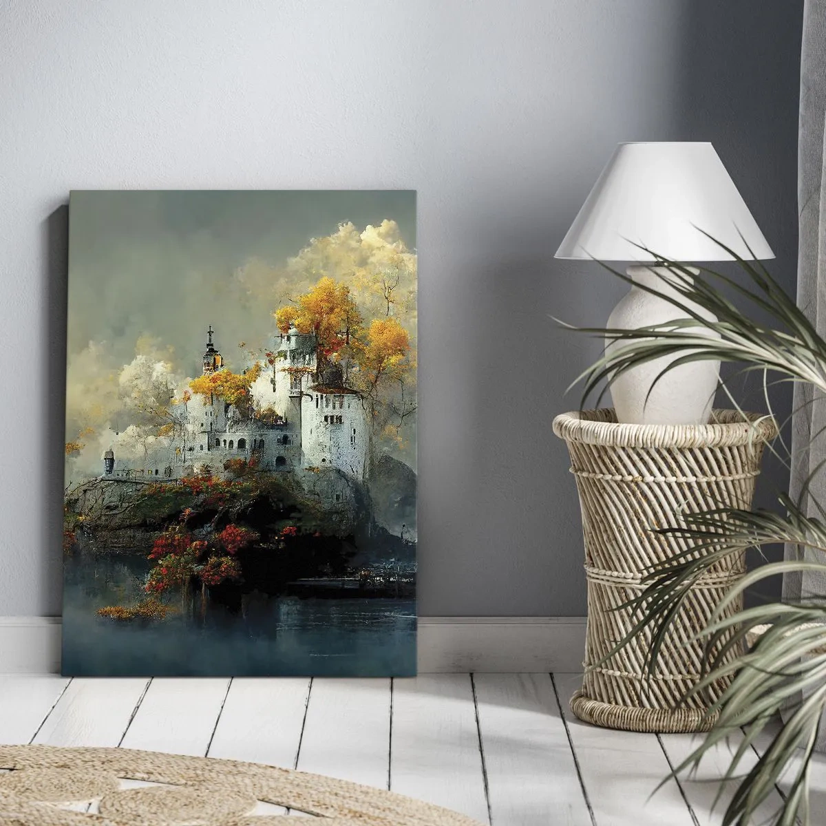 Canvastavla - Bild på duk - Början på en romantisk historia - 50x70 cm