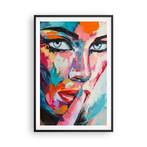 Affisch i svart ram - Vår första hemlighet - 61x91 cm