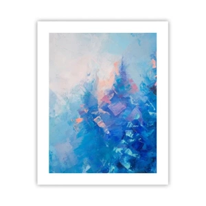 Affisch - Vinterabstraktion - 40x50 cm