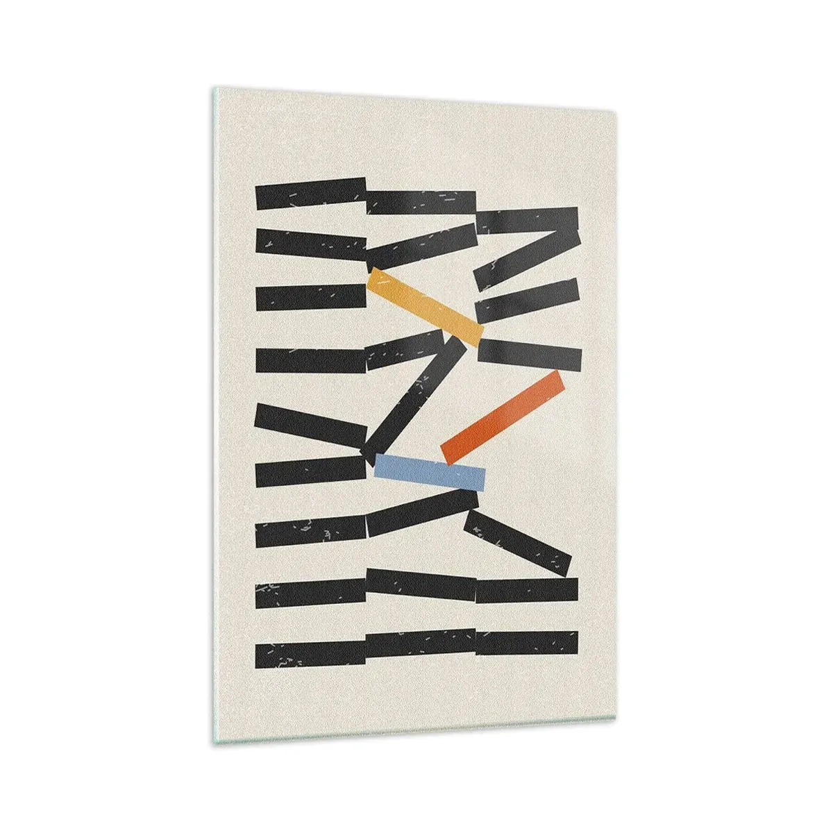 Glastavla - Bild på glas - Domino - komposition - 80x120 cm