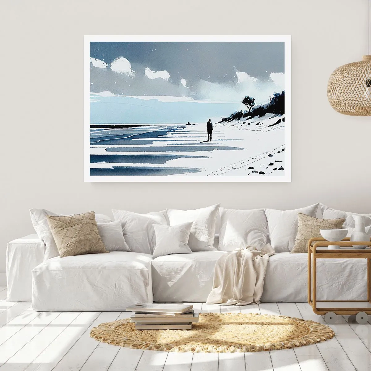 Affisch - Ensam - 70x50 cm