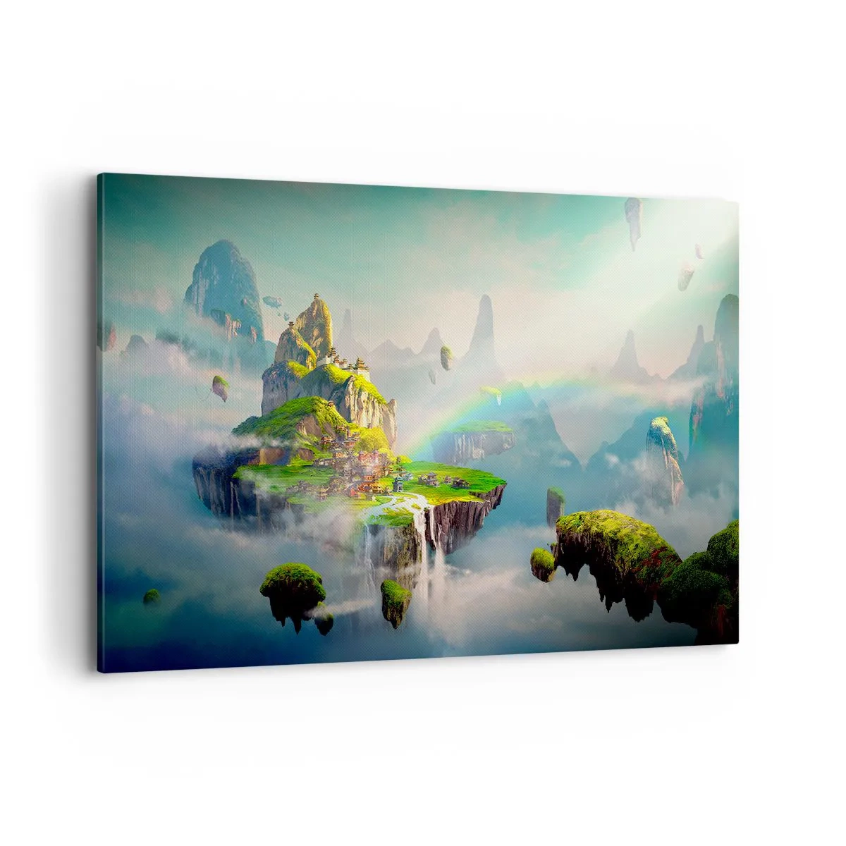 Canvastavla - Bild på duk - Mellanhimmel - 120x80 cm