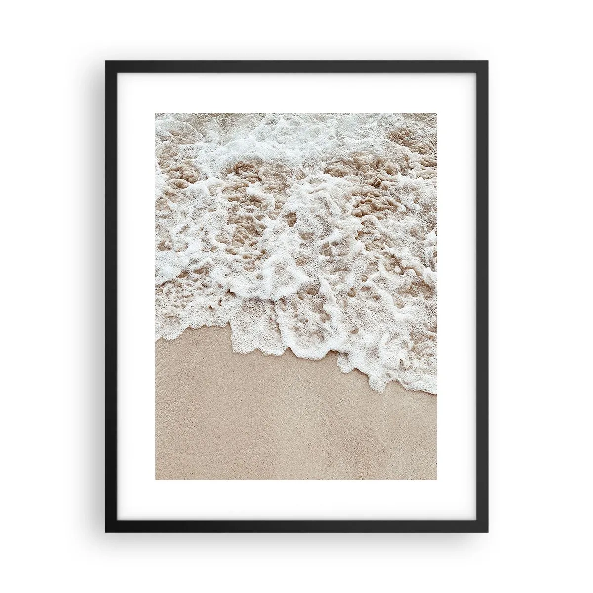 Affisch i svart ram - Strax tillbaka - 40x50 cm