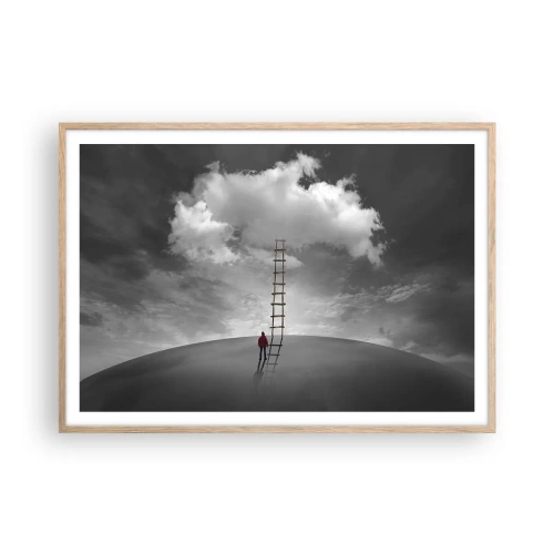 Affisch i ram av ljusek - Allt är möjligt - 100x70 cm